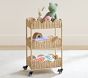 Palmer Scallop Tiered Storage Cart
