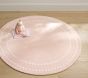 Pearl Dot Border 5' Round Rug