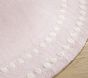 Pearl Dot Border 5' Round Rug