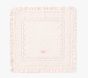 Welcome Home Embroidered Heart Oversized Muslin Baby Blanket