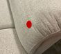 Open Box: Lullaby Manual Recliner - Heathered Chenille Pebble