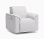 Open Box: Ultimate Cozy Storage Power Recliner - Brushed Crossweave Light Gray