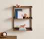 Aged Oak Tiered Shelf (20"x24")