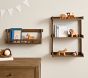 Aged Oak Tiered Shelf (20"x24")