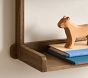 Aged Oak Tiered Shelf (20"x24")