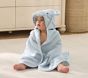 Super Soft Hippo Baby Hooded Towel &amp; Washcloth Set