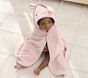 Super Soft Pink Bunny Baby Hooded Towel &amp; Washcloth Set