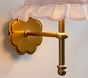 Rechargeable Ruffle Wall Sconce (10")