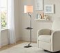 Polished Tray Floor Lamp (49")