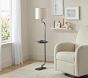 Polished Tray Floor Lamp (49")