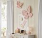 Linen Fabric Butterflies, Set of 2