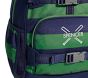 Mackenzie Green Navy Stripe Backpacks