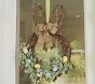 Easter Bunny Outdoor Light-Up Wreath
