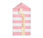 Rugby Stripe Sun Baby Beach Hooded Towel UPF 50+