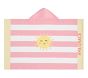 Rugby Stripe Sun Baby Beach Hooded Towel UPF 50+