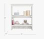 Penny Tiered Shelf with Hooks (28" x 24")