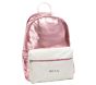 Pink Metallic Sherpa Colby Backpacks