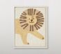 Felted Lion Wall Art (30" x 24")