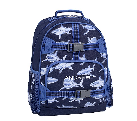 baby shark blue children's mini backpack with adjustable straps Western Chief Kids notebooks and textbooks contained Toddler Backpack - Shark