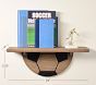 Wood Soccer Ball Shelf (24")