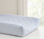 Oxford Stripe Quilted Changing Pad Cover
