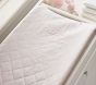 Oxford Stripe Quilted Changing Pad Cover