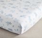 Coastal Elephant Organic Crib Fitted Sheet