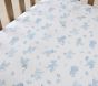 Coastal Elephant Organic Crib Fitted Sheet