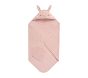 Super Soft Pink Bunny Baby Hooded Towel &amp; Washcloth Set