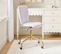 Square Upholstered 4-Leg Desk Chair