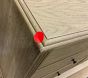Open Box: Harlow Extra-Wide 6-Drawer Dresser (56"W x 19"D) - Seadrift