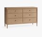 Open Box: Harlow Extra-Wide 6-Drawer Dresser (56"W x 19"D) - Seadrift