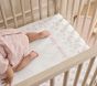 Welcome Home Heart Embroidered Picture-Perfect Organic Crib Fitted Sheet