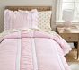 Charlotte Ruffle Bow Quilt Bedding Set