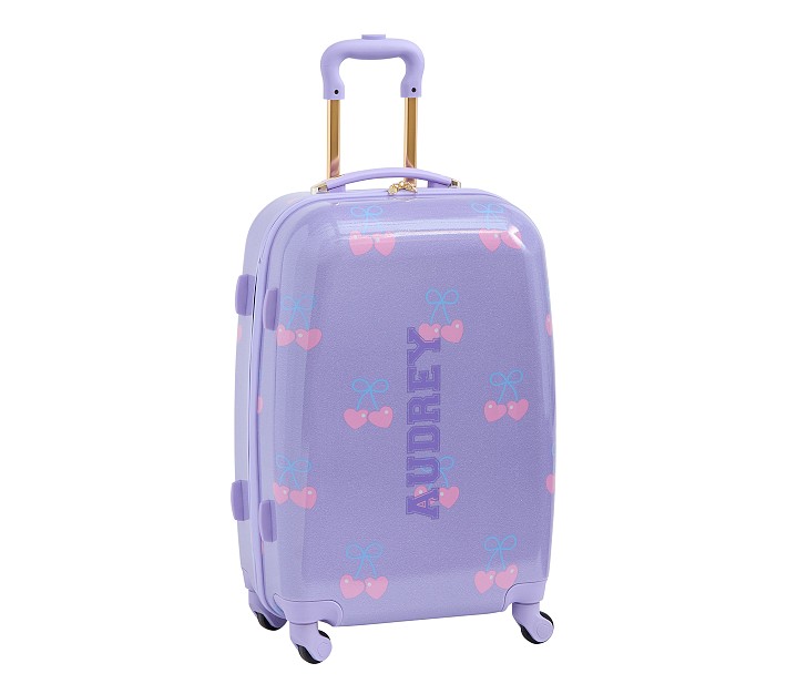 Stoney Clover Lane Pink Rainbows Glitter Hardsided Luggage