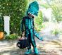 Glow-In-The-Dark Iridescent Dino Skeleton Halloween Costume