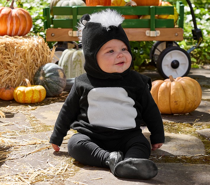 【新品】pottery barn♡ウッドストックコスチューム　6-12Mos 新品】pottery barn♡ウッドストックコスチューム 6-12Mos Baby Skunk