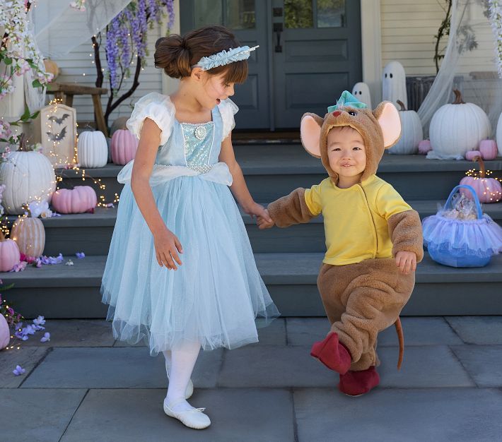 cinderella dress toddler Luzlen Blue Princess for Little Girls with Accessories, 2- 3T(Tag 100) White china silk peplum with silver swirls that match the poufed sleeves Cinderella Costume: Toddler Princess Dress,