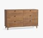 Open Box: Nash 6 Drawer Dresser (56"W x 20"D) - Heirloom Wheat