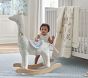 AERIN Carousel Organic Cotton Crib Fitted Sheet