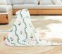 Stripe Floral Baby Beach Hooded Towel UPF 50+