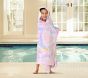 Heart Tie-Dye Kid Beach Hooded Towel UPF 50+