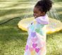 Rainbow Heart Kid Beach Hooded Towel UPF 50+
