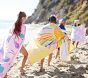 Rainbow Heart Kid Beach Towel UPF 50+
