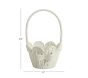 Rattan Scallop Easter Basket