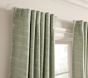Open Box: Evelyn Linen Light Filtering Curtain (44"W x 90"L) - Sage