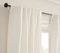 Open Box: Evelyn Linen Light Filtering Curtain (44"W x 84"L) - Ivory