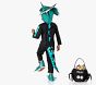 Glow-In-The-Dark Iridescent Dino Skeleton Halloween Costume