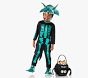 Glow-In-The-Dark Iridescent Dino Skeleton Halloween Costume