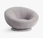 Open Box: PK Groovy Swivel Chair - Everyday Velvet Gray
